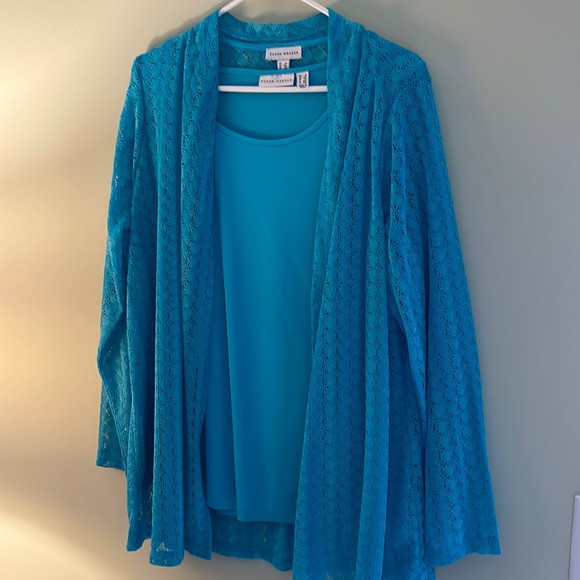 Susan Graver Tops - Susan Graver. Worn once. Shell and sweater.